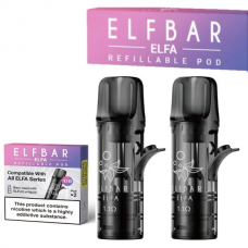 Elf Bar Elfa Pro Refillable Pods (Pack of 2) - Also for use with the Lost Mary Tappo